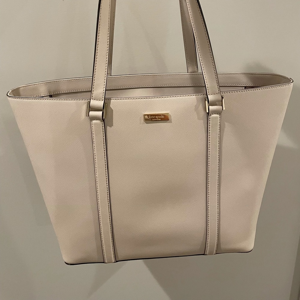 Kate Spade Ivory Tote Bag LIKE NEW Excellent Used Condition